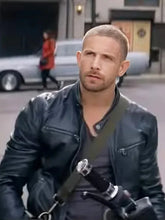 Adam Woodward Man with No Past Black Leather Jacket